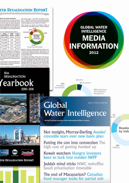 Media Information 2012 Global Water Intelligence