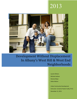 West Hill and West End Neighborhood Plan