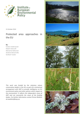 Protected Area Approaches in the EU