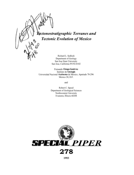 SPECIAL PIPER 278 1993 © 1993 the Geological Society of America, Inc