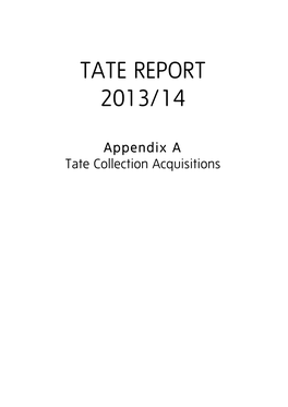 Tate Report 2013/14