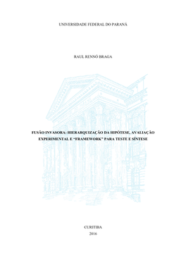 Universidade Federal Do Paraná Raul Rennó Braga