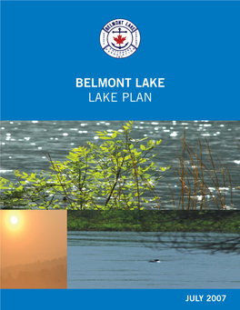 Belmont Lake Lake Plan
