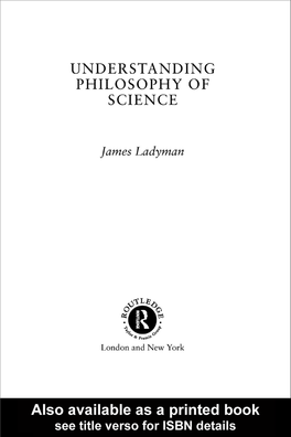 Understanding Philosophy of Science