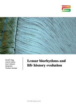 Lemur Biorhythms and Life History Evolution