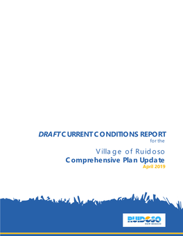 DRAFT CURRENT CONDITIONS REPORT Village of Ruidoso