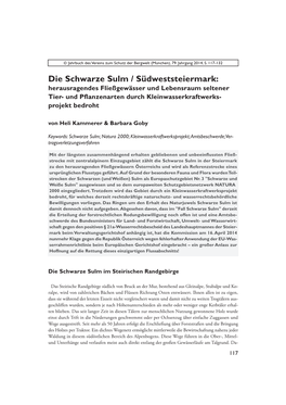 Die Schwarze Sulm / Südweststeiermark