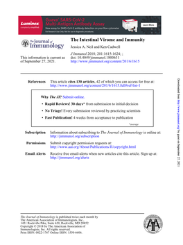 The Intestinal Virome and Immunity Jessica A
