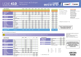 Télécharger Les Horaires De La Ligne