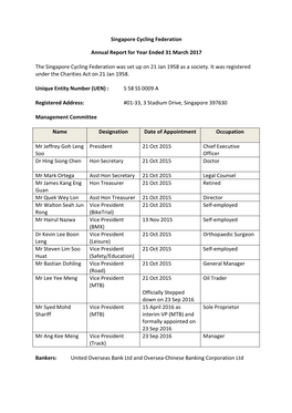 Singapore Cycling Federation