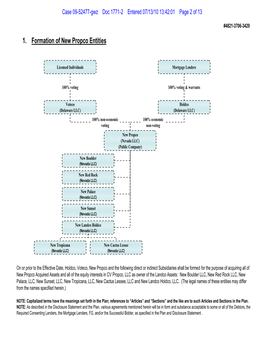 1. Formation of New Propco Entities