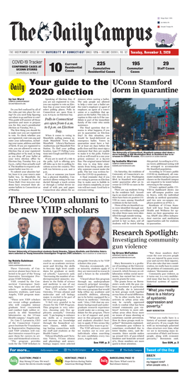 Three Uconn Alumni to Be New YIIP Scholars