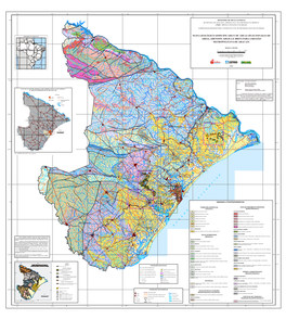 Mapa Geológico Simplificado E De Áreas Selecionadas De Areia, Arenoso, Argila E Brita Para a Região Metropolitana De Aracaju