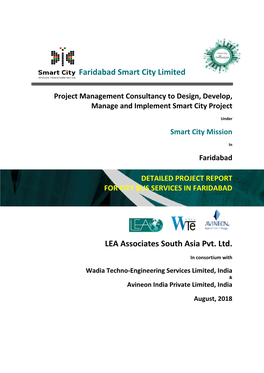 Faridabad Smart City Limited LEA Associates South Asia Pvt. Ltd