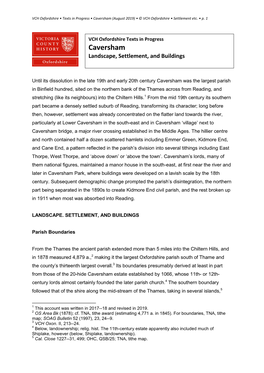 Caversham (August 2019) • © VCH Oxfordshire • Settlement Etc