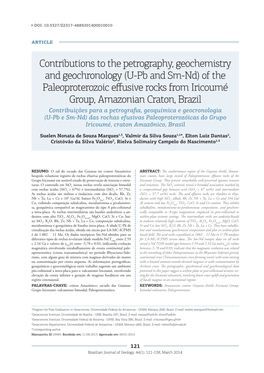 Contributions to the Petrography, Geochemistry and Geochronology