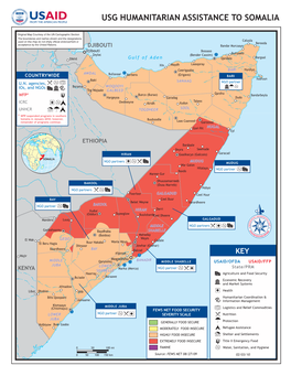 Usg Humanitarian Assistance to Somalia
