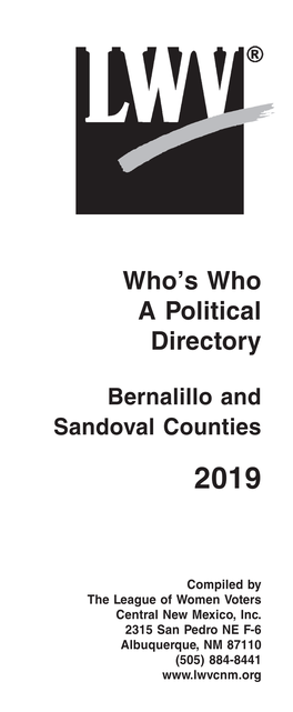 Who's Who a Political Directory