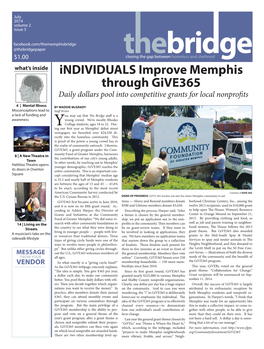 Individuals Improve Memphis Through Give365 Daily Dollars Pool Into Competitive Grants for Local Nonprofits