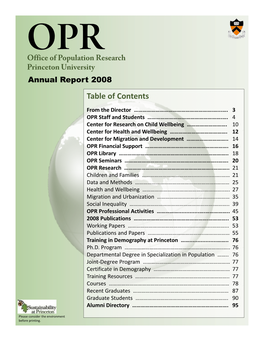 2008 Annual Report