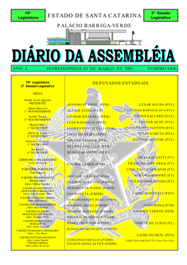 Diário Da Assembléia Expediente