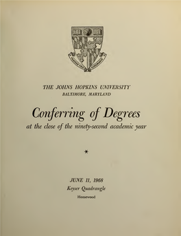 Commencement 1961-1970