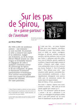 Spécial Spirou Sur Les Pas De Spirou, Le