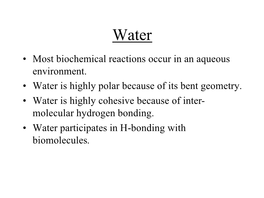 Ph and Buffers