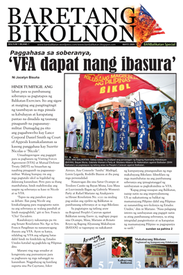 'VFA Dapat Nang Ibasura'