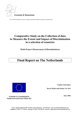 Final Report on the Netherlands