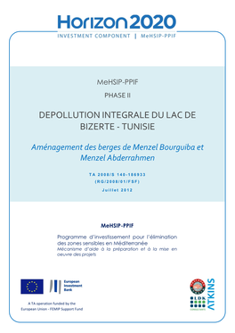Depollution Integrale Du Lac De Bizerte - Tunisie