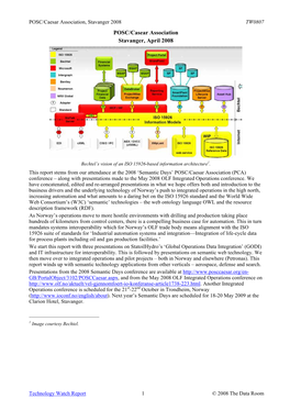 POSC CAESAR and Integrated Operations