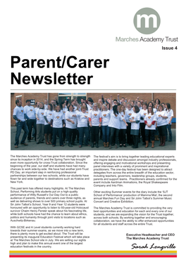 Parent/Carer Newsletter