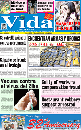 Vacuna Contra El Virus Del Zika Guilty of Workers Compensation Fraud
