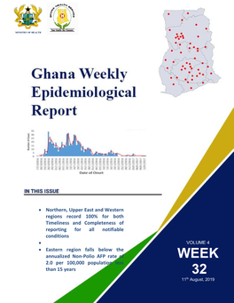 Summary of Weekly Epidemiological Data for Week 32, 2019