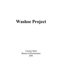 Washoe Project