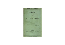 Magic and Witchcraft—A Project Gutenberg Ebook