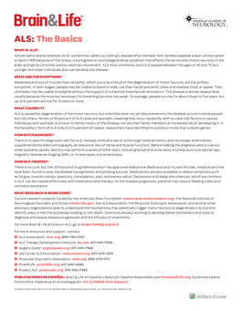 ALS:The Basics