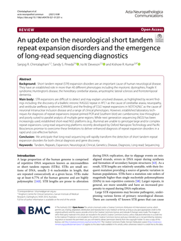 An Update on the Neurological Short Tandem Repeat Expansion Disorders and the Emergence of Long-Read Sequencing Diagnostics