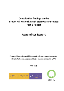 Appendices Report