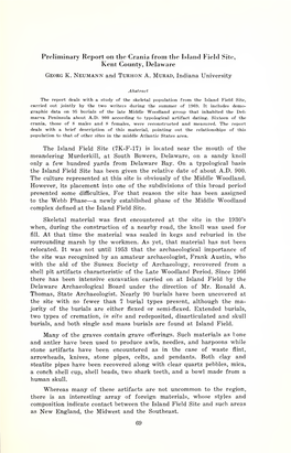 Proceedings of the Indiana Academy Of