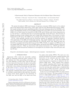 A Spectroscopic Study of Supernova Remnants with the Infrared Space Observatory∗