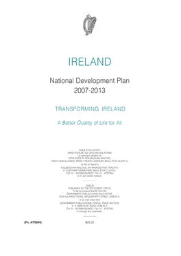 National Development Plan 2007-2013