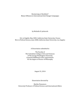 Jurkovich Dissertation For