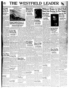 THE WESTFIELD LEADER Thf LEAPING and MOST WIDELY CIRCULATED WEEKLY NEWSPAPER Fn UNION COUNTY Uir.Lered As Second Olasn Mailer Published 1 [--SEVENTH YEAR—No