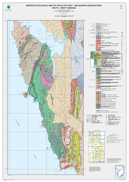 Bedrock Geological Map of the Elliott Bay − Macquarie Harbour Area