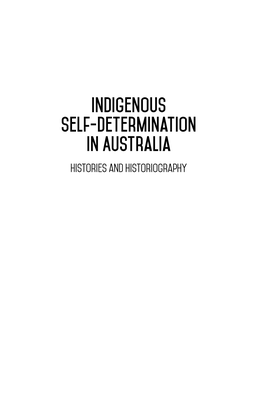 Indigenous Self-Determination in Australia