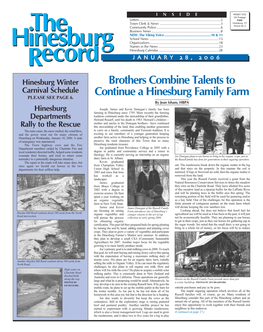 Brothers Combine Talents to Continue a Hinesburg Family Farm