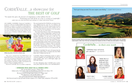 CORDEVALLE...A Showcase