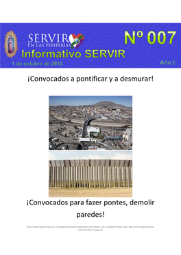 SERVIR En Las Periferias Nº 007 De 1 De Octubre De 2015 Pág